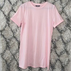 Pink T-Shirt Dress